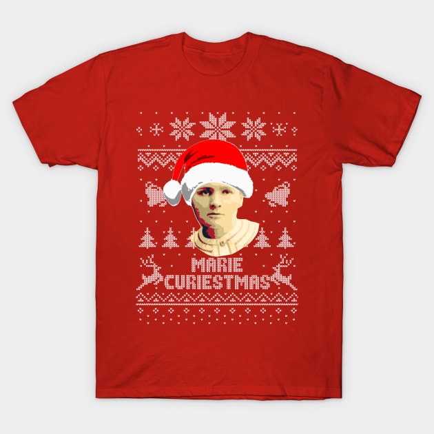 Marie Curiestmas T-Shirt by Nerd_art